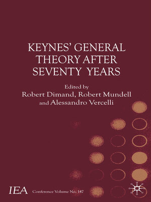 cover image of Keynes's General Theory After Seventy Years